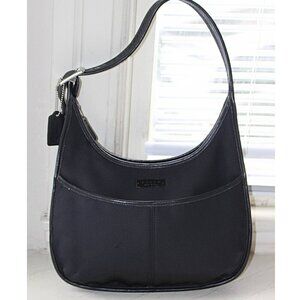 Coach Vintage - Ergo Neo Pocket Zip 6203 in Black - Nylon + Leather Construct